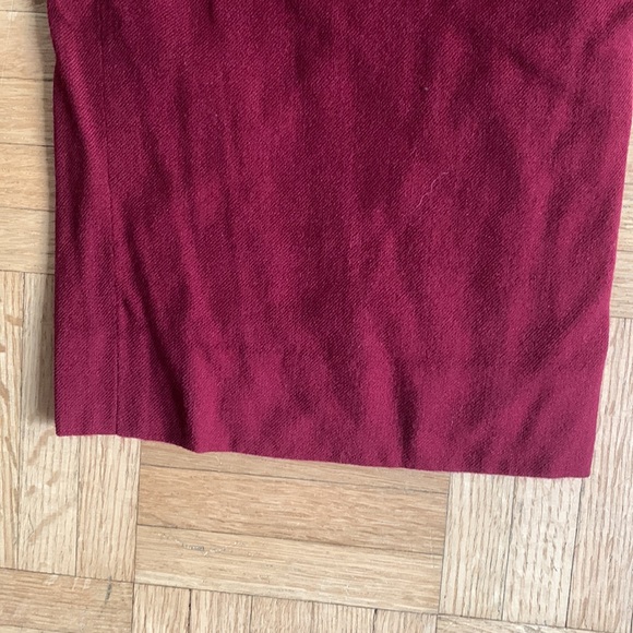 Wine Red Straight Leg Pants - Picture 7 of 13